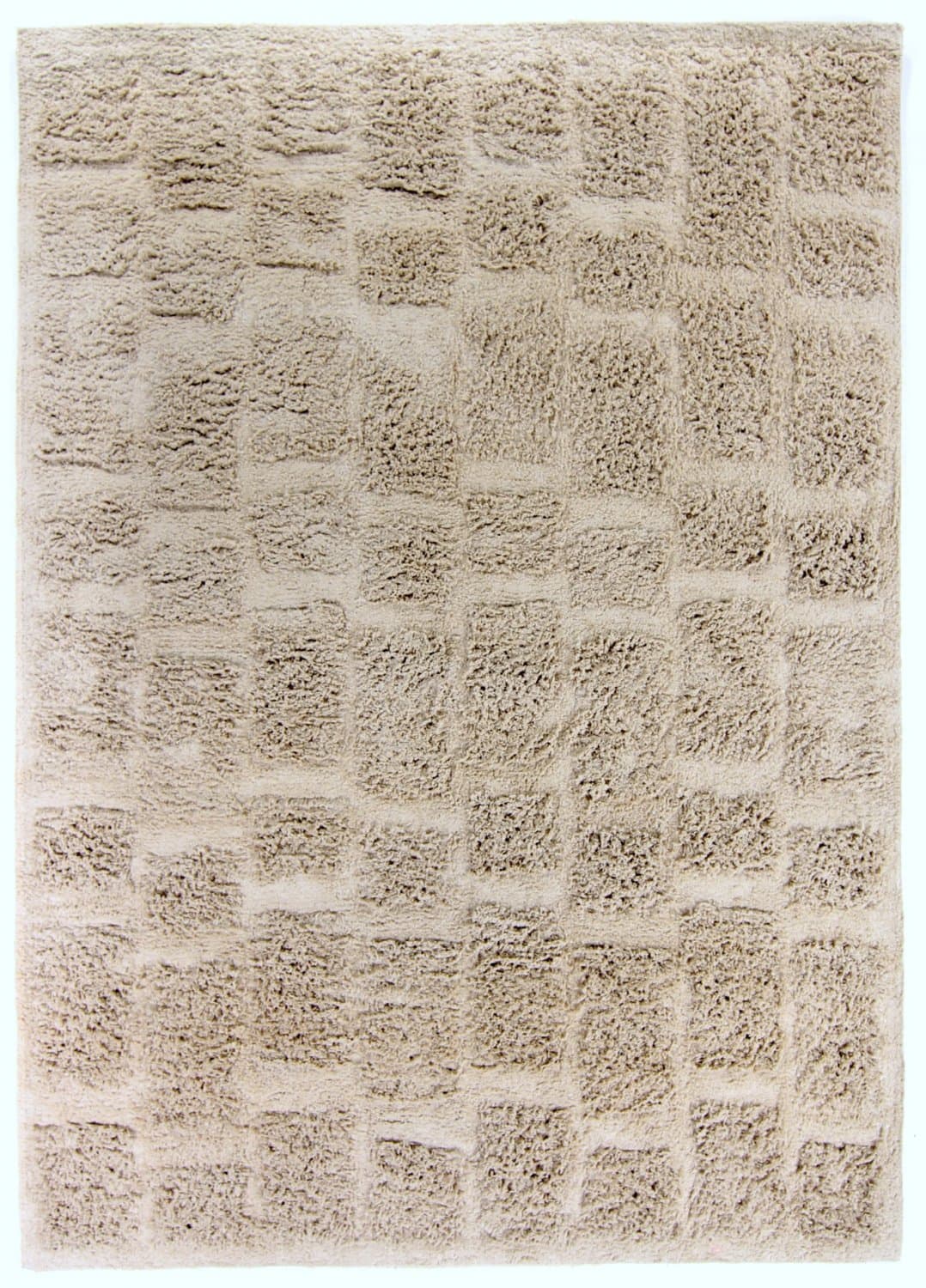 Bomullsteppe - Palea (offwhite) (Størrelse: 240 x 340 cm)