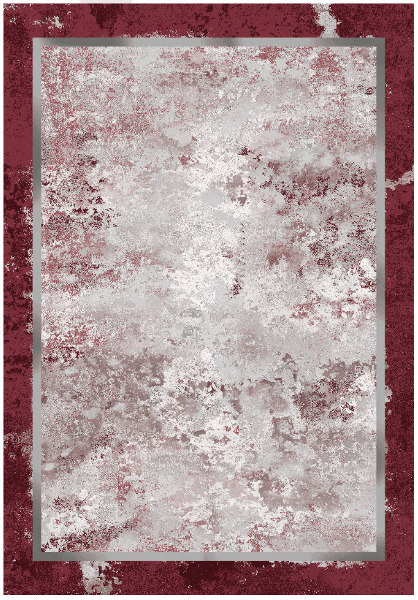 Wilton-teppe - Peri (rød/multi) (Størrelse: 200 x 280 cm)