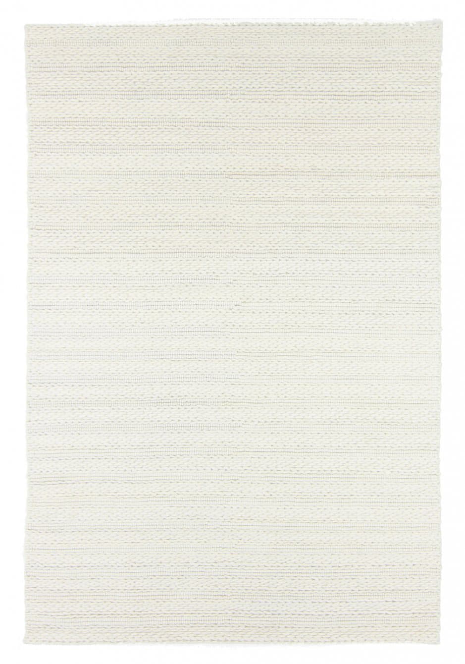 Ullteppe - Polperro (hvit) (Størrelse: 150 x 250 cm)