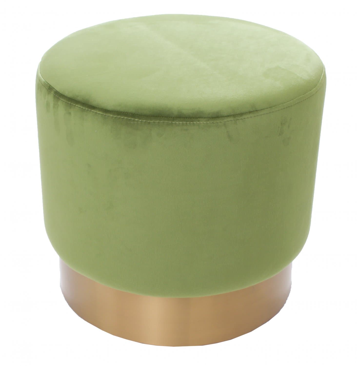 Sittepuff fløyel - Copenhagen (grønn)
