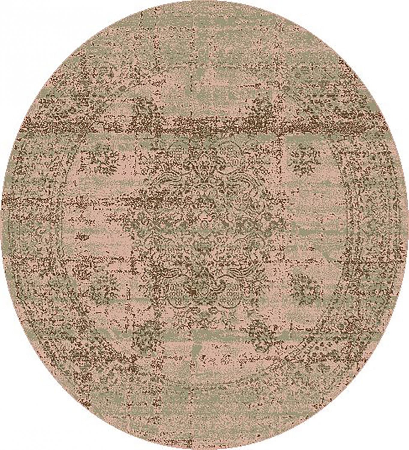Rundt teppe - Peking Royal (rosa) (Størrelse: Ø 200 cm)