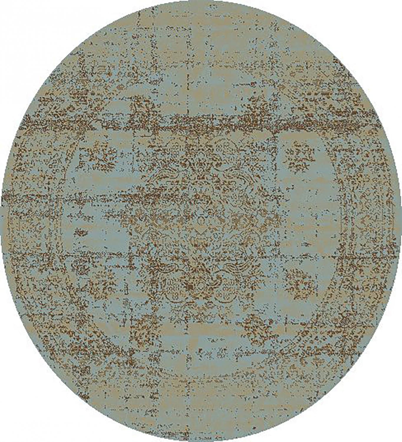 Rundt teppe - Peking Royal (turkis) (Størrelse: Ø 200 cm)