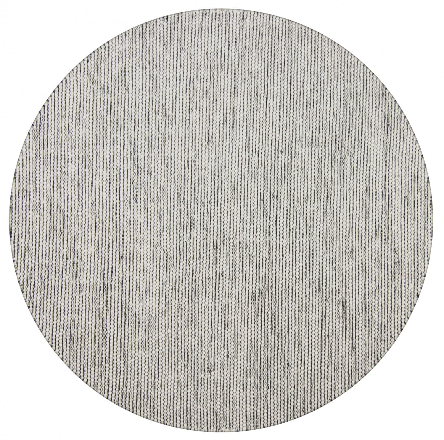 Runde tepper - Otago (grå/svart) (Størrelse: Ø 240 cm)