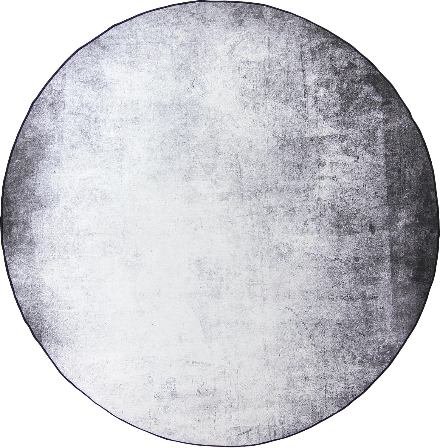 Rundt teppe - Rosia (blå/grå) (Størrelse: Ø 240 cm)
