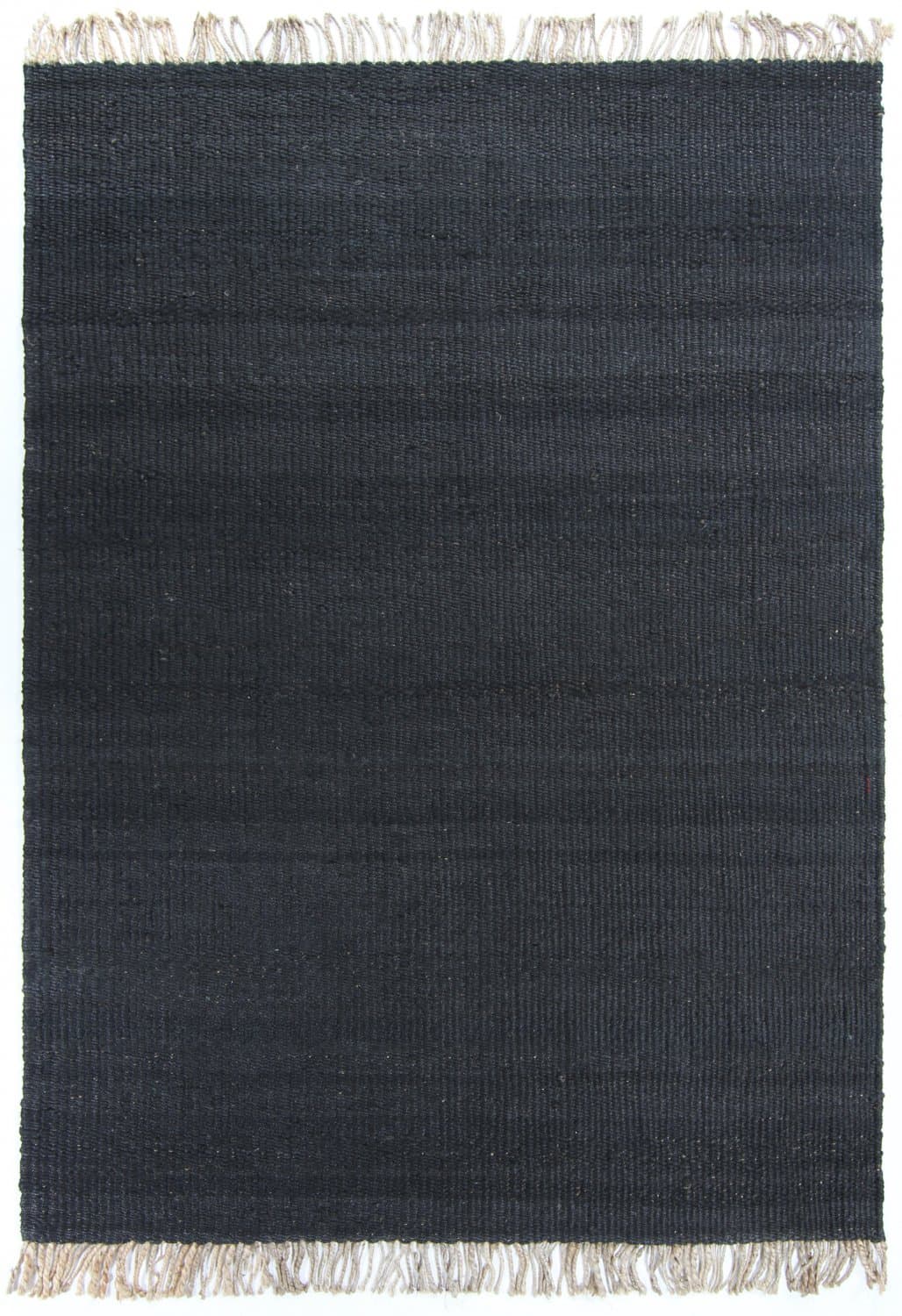 Juteteppe - Nawa (jute/svart) (Størrelse: 200 x 290 cm)