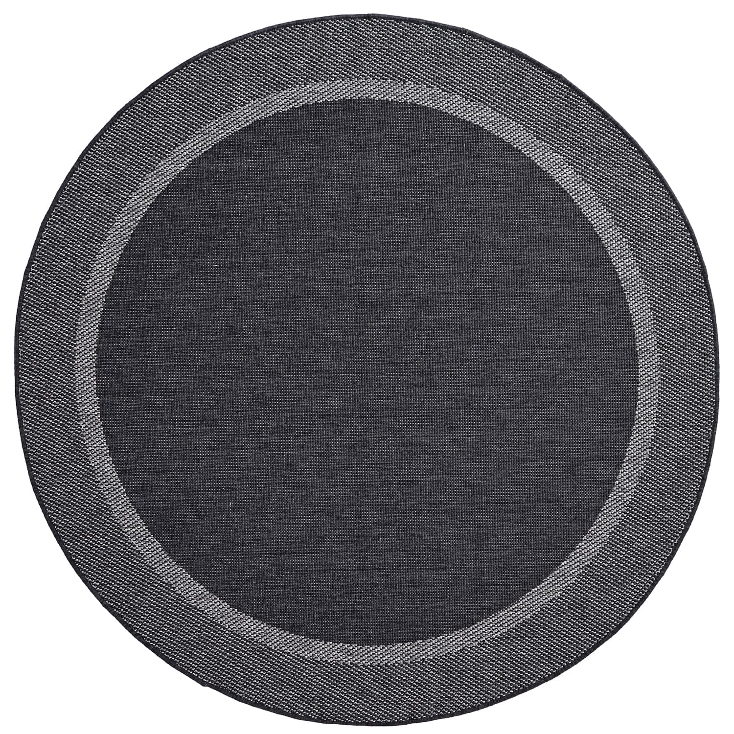 Rundt teppe - Indoor/Outdoor Alta (antrasitt) (Størrelse: Ø 200 cm)
