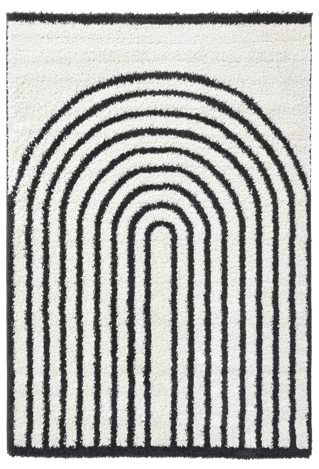 Ryetepper - Cluny (hvit/svart) (Størrelse: 200 x 290 cm)