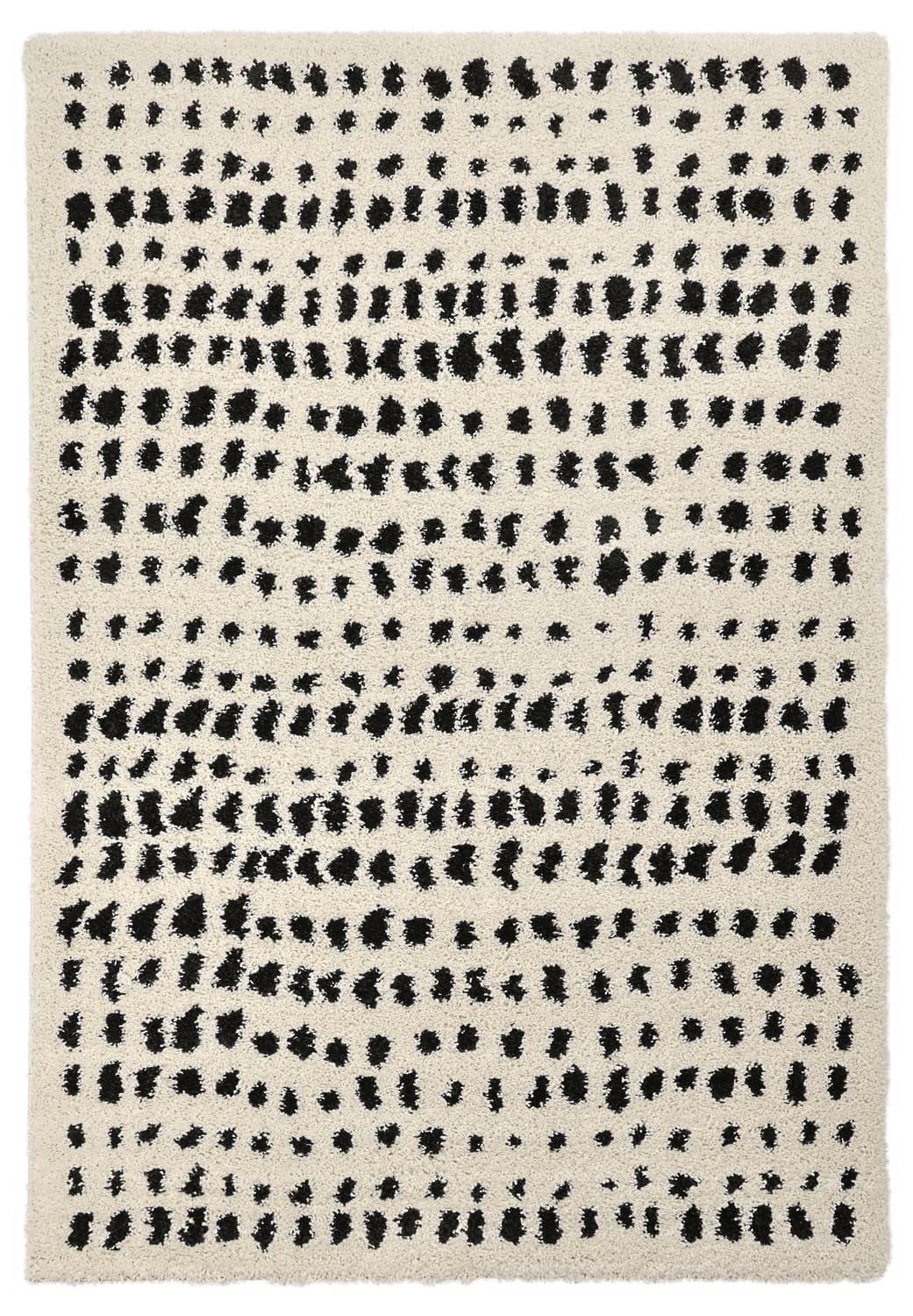 Ryetepper - Dotty (svart/hvitt) (Størrelse: 240 x 340 cm)