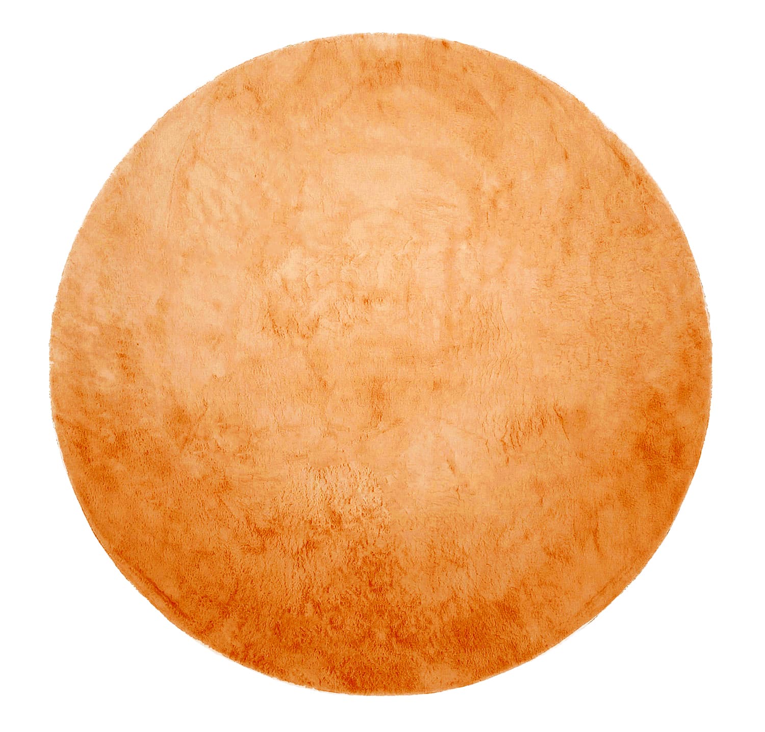Runde tepper - Aranga Super Soft Fur (oransje) (Størrelse: Ø 240 cm)