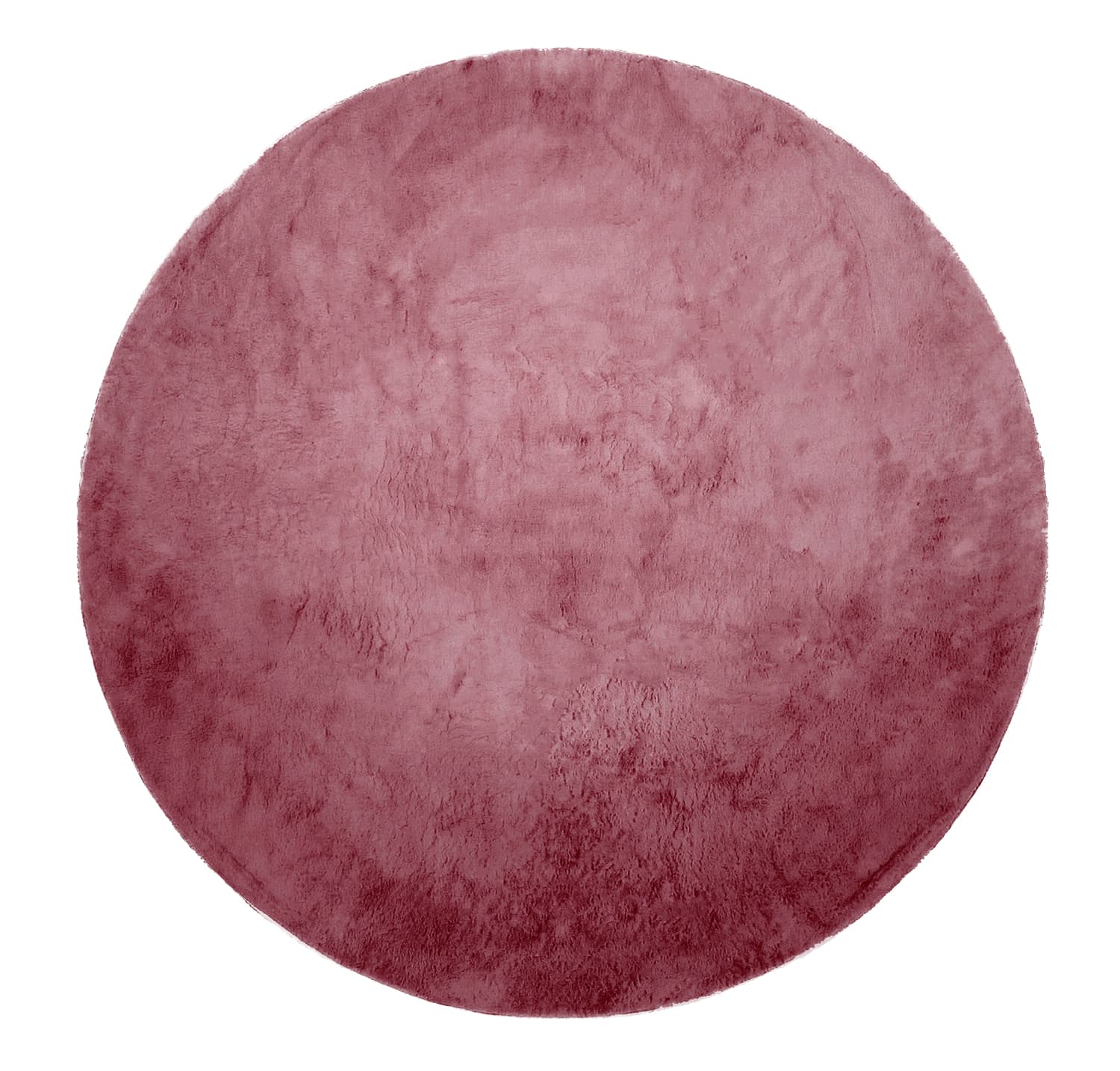 Runde tepper - Aranga Super Soft Fur (rose) (Størrelse: Ø 240 cm)