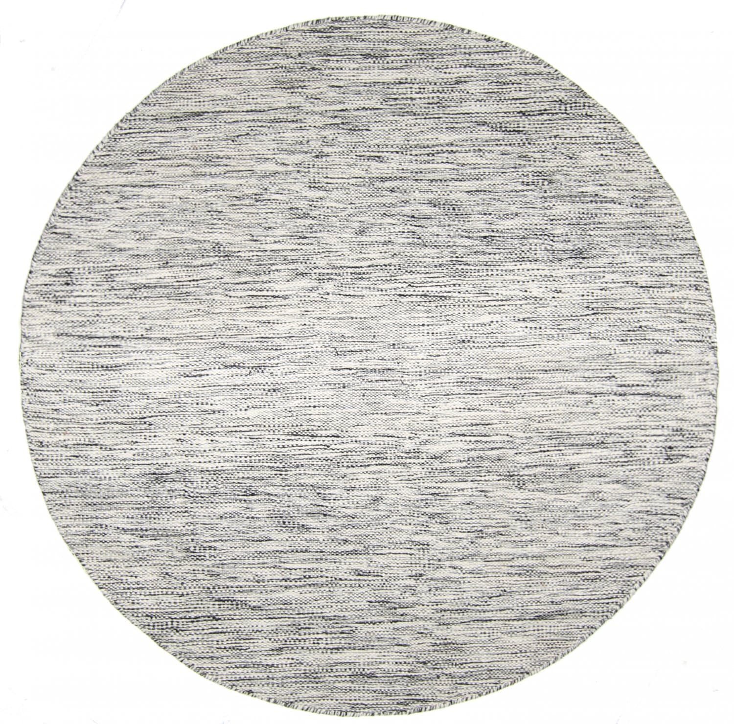 Runde tepper - Savona (svart/hvit) (Størrelse: Ø 200 cm)