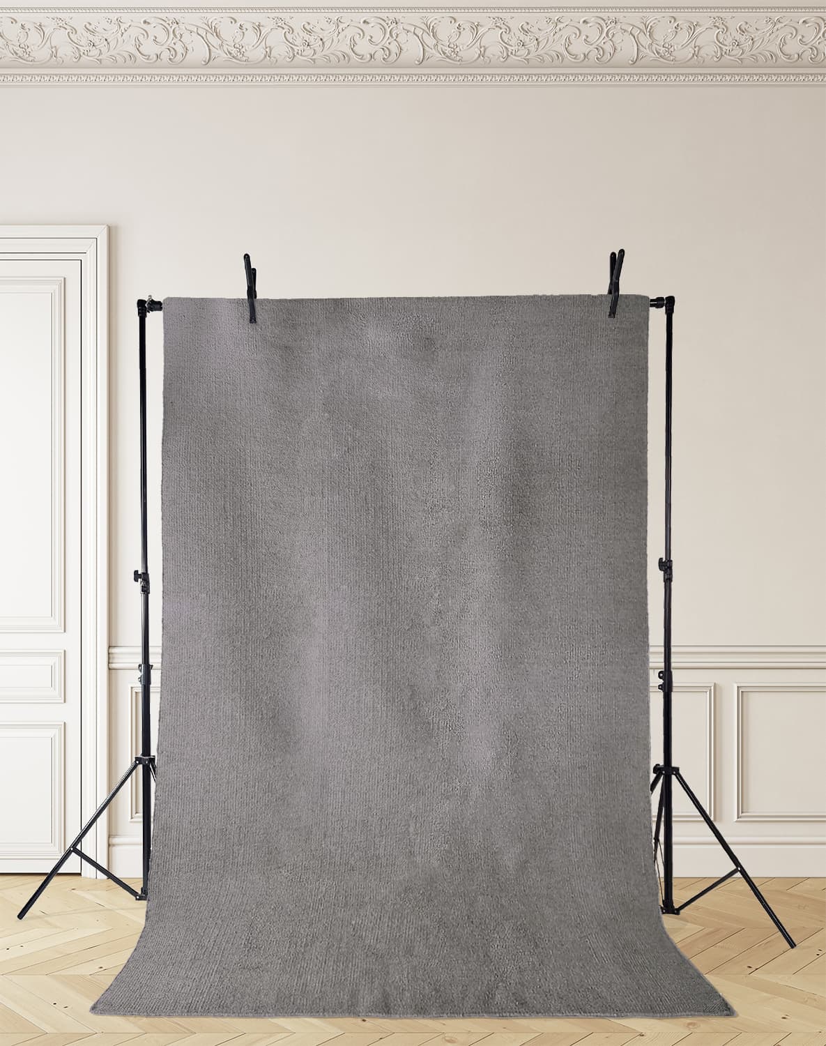 Ullteppe - Hamilton (Steeple Grey) (Størrelse: 160 x 230 cm)