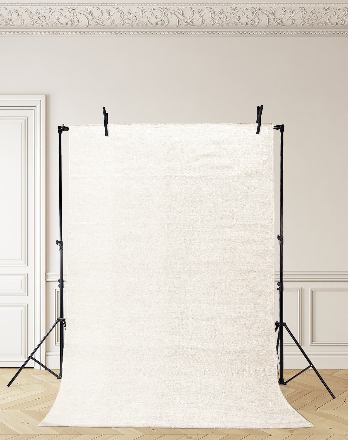Ullteppe - Hamilton (hvit) (Størrelse: 300 x 300 cm)