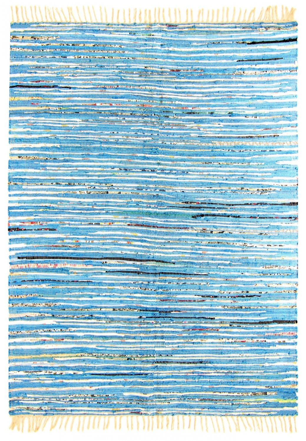 Filleryer - Delhi (blå) (Størrelse: 240 x 340 cm)