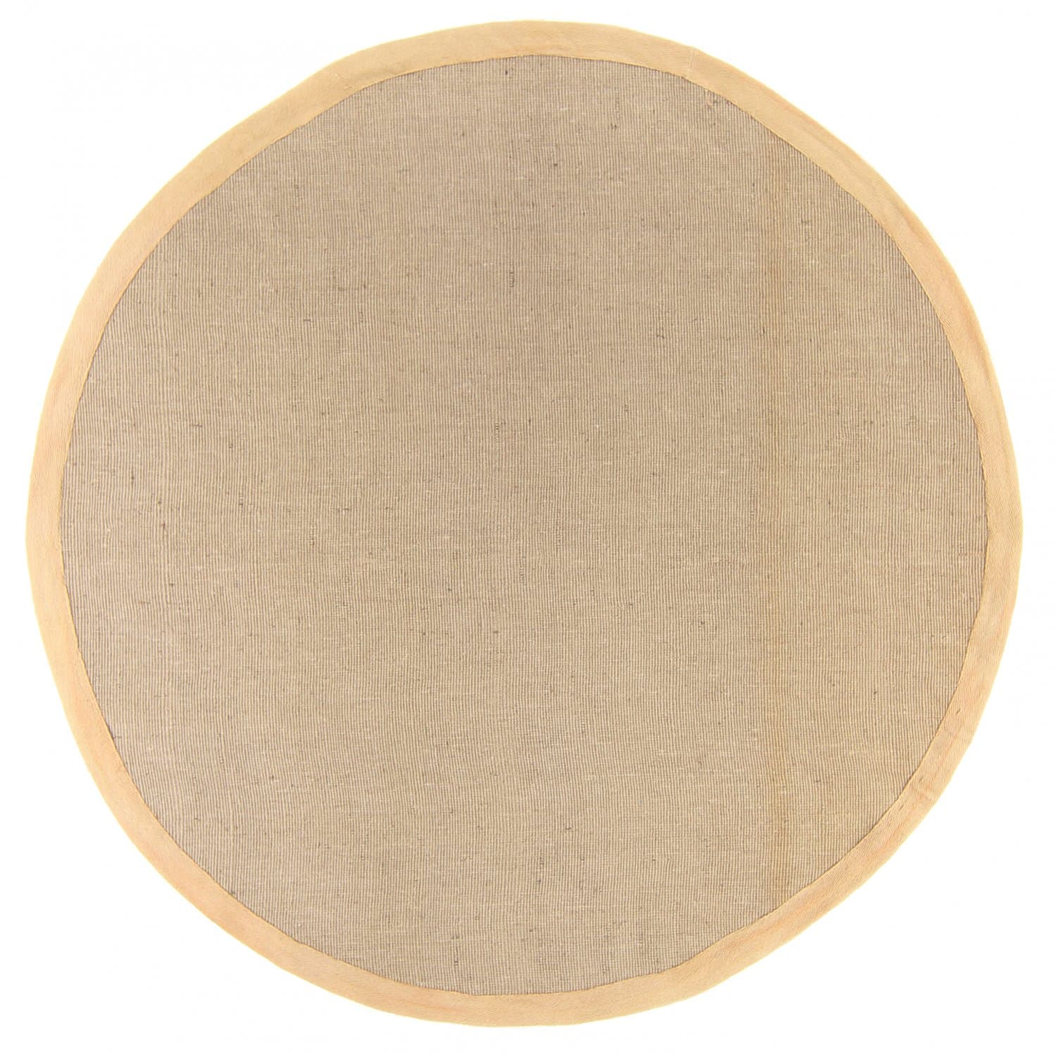 Runde tepper (sisal) - Agave (lett taupe) (Størrelse: Ø 200 cm)