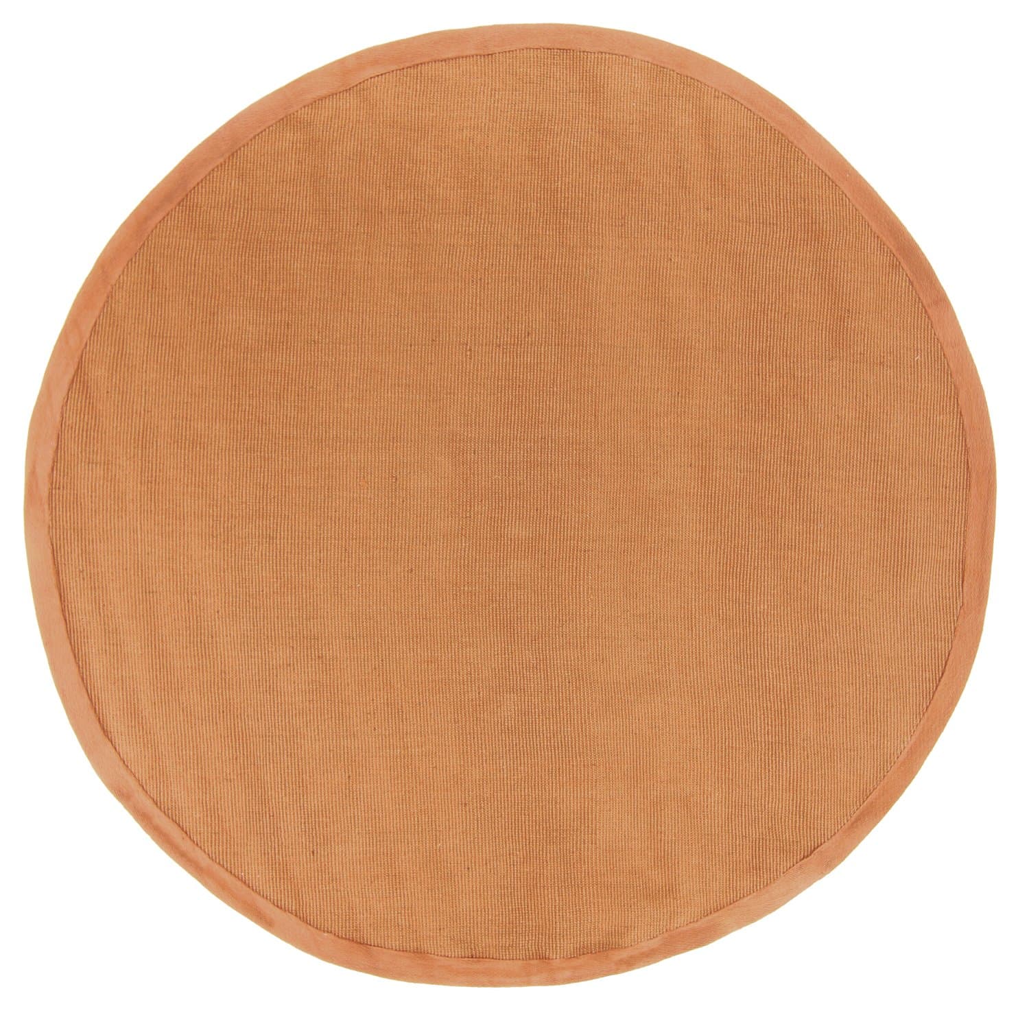 Runde tepper (sisal) - Agave (oransje) (Størrelse: Ø 200 cm)