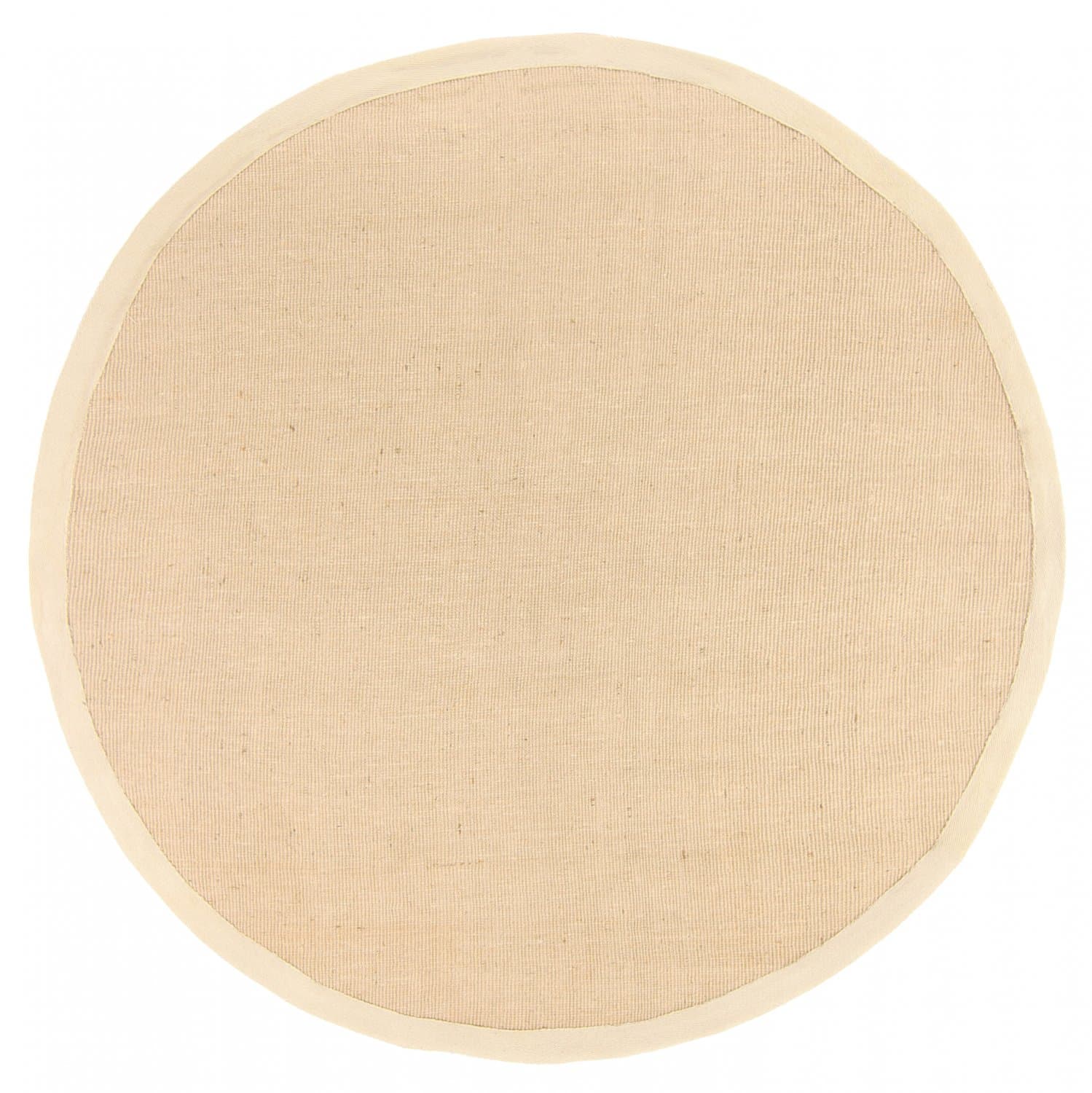 Runde tepper (sisal) - Agave (sand) (Størrelse: Ø 200 cm)