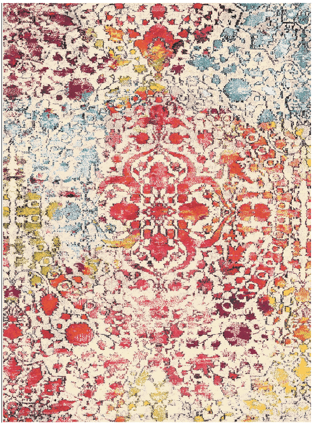 Wilton-teppe - Valldemossa (multi) (Størrelse: 160 x 230 cm)