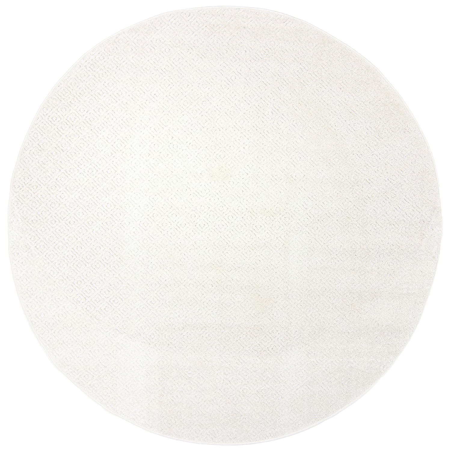 Runde tepper - Indoor/Outdoor Baldwin (cream) (Størrelse: Ø 200 cm)