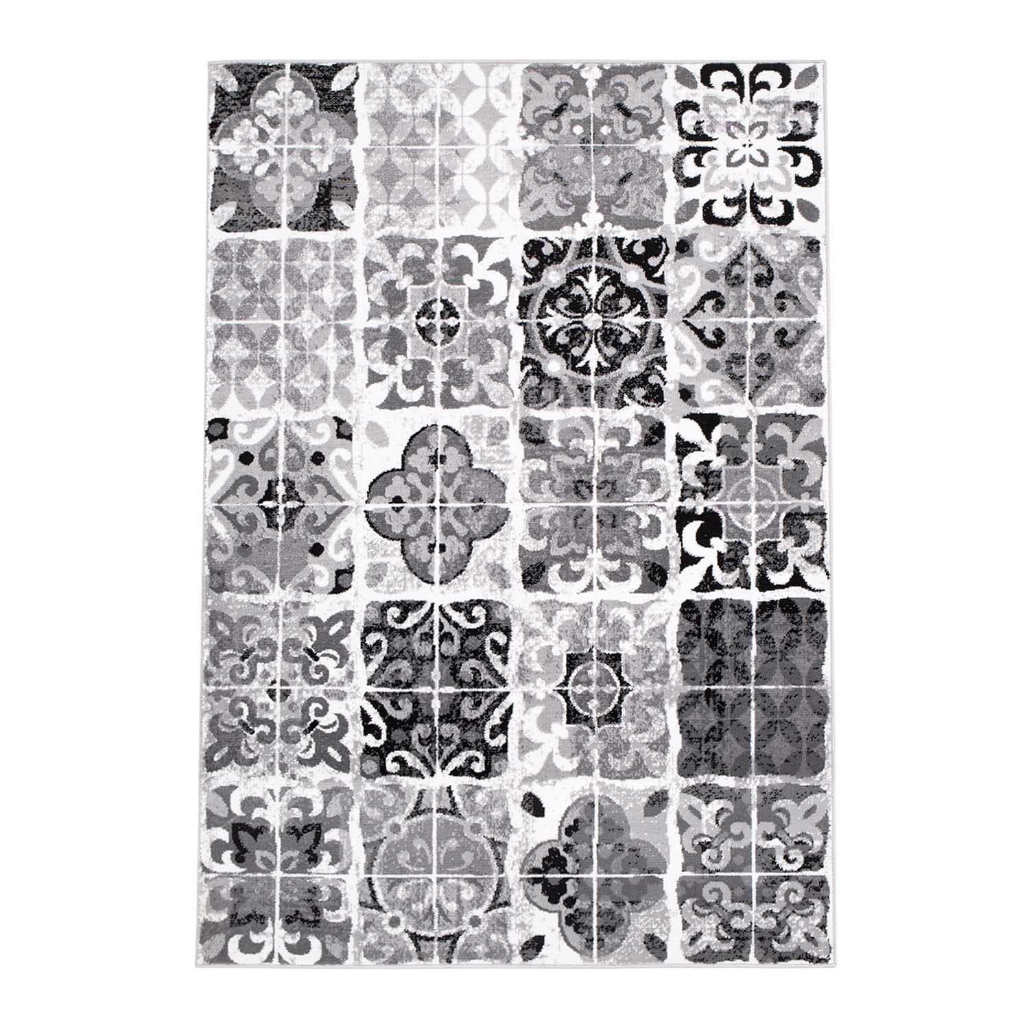 Wilton-teppe - Nebikat (grå) (Størrelse: 200 x 290 cm)