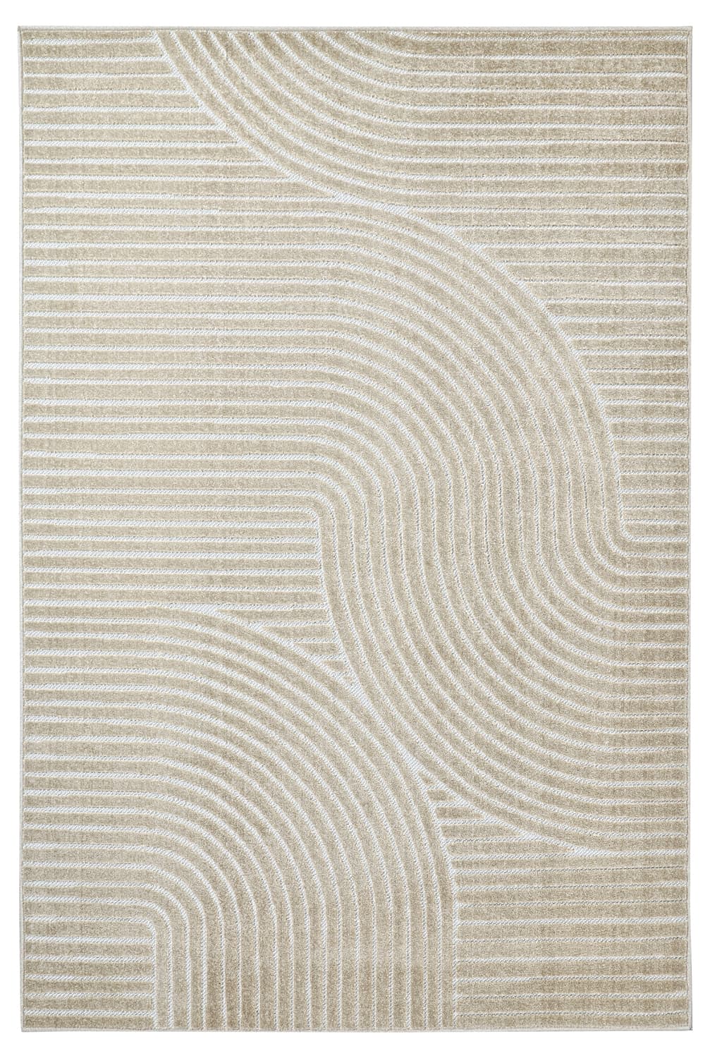 Shaggy Indoor/Outdoor - Devon (beige) (Størrelse: 200 x 290 cm)