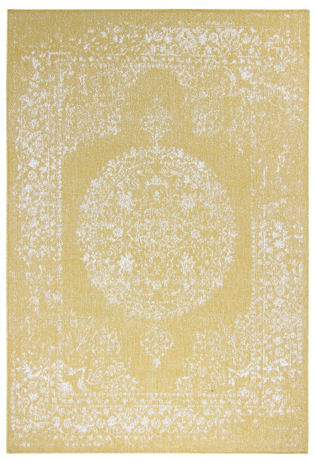 Innendørs/Utendørs tepper - Ellstin (gul) (Størrelse: 160 x 230 cm)