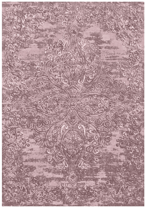 Wilton-teppe - Valenza (rosa) (Størrelse: 240 x 340 cm)