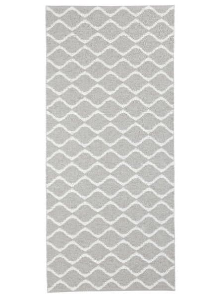 Plastmatter - Horredsmattan Wave (grå) (Størrelse: 200 x 200 cm)