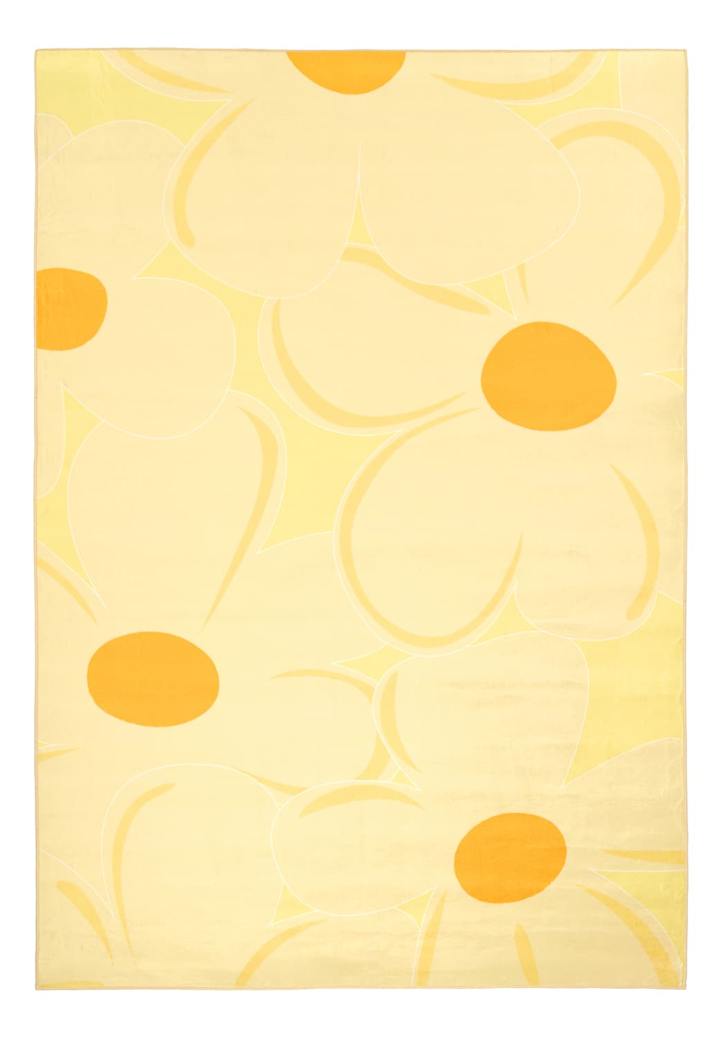 Wilton-teppe - Honfleur (gul/multi) (Størrelse: 240 x 340 cm)