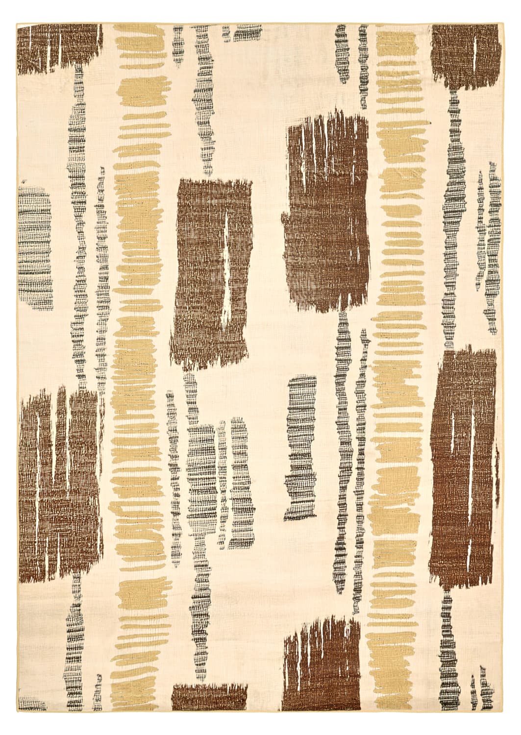 Wilton-teppe - Lucerne (brun/fler) (Størrelse: 240 x 340 cm)