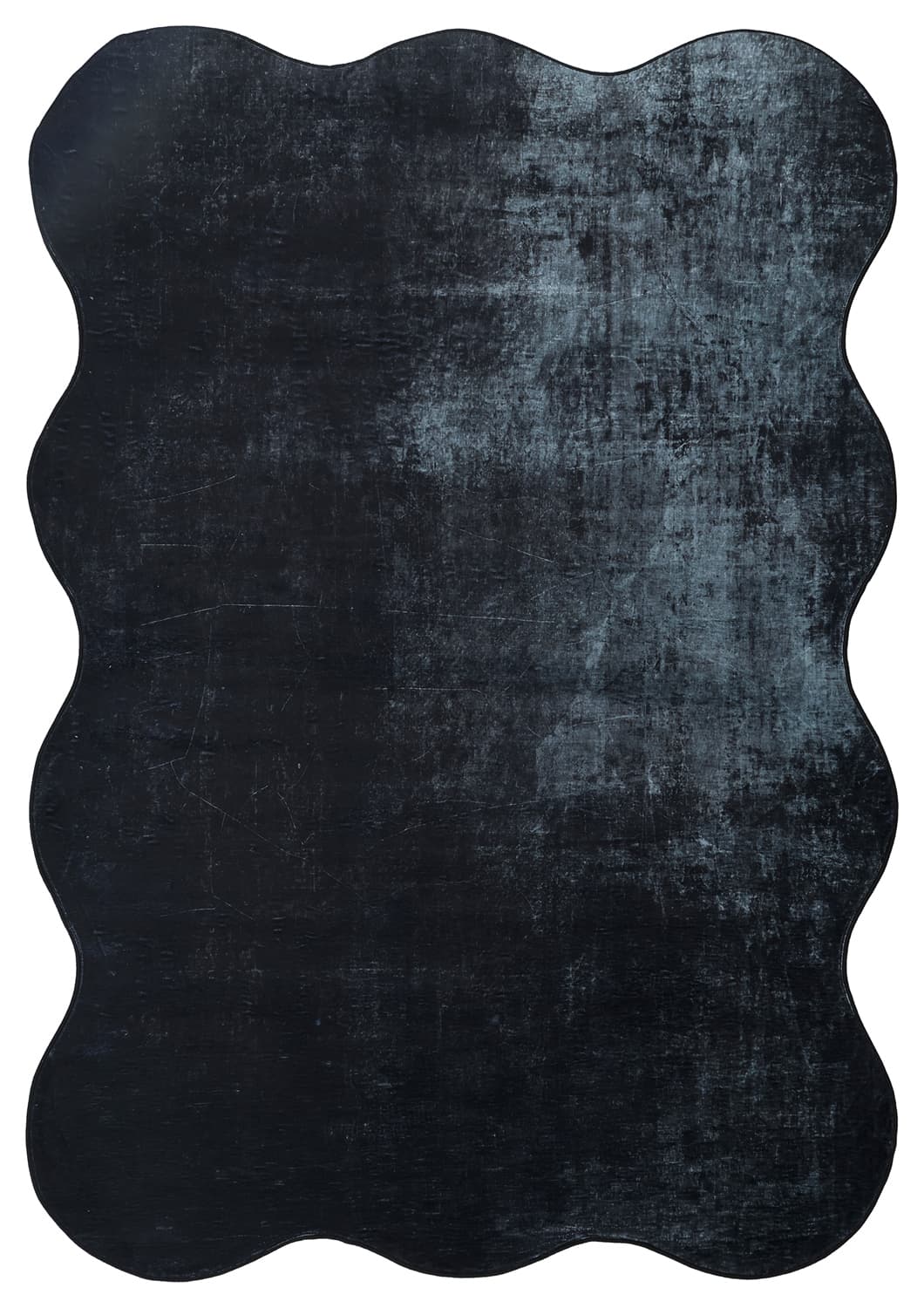 Bølgete Wilton teppe - Lynton (svart) (Størrelse: 200 x 280 cm)