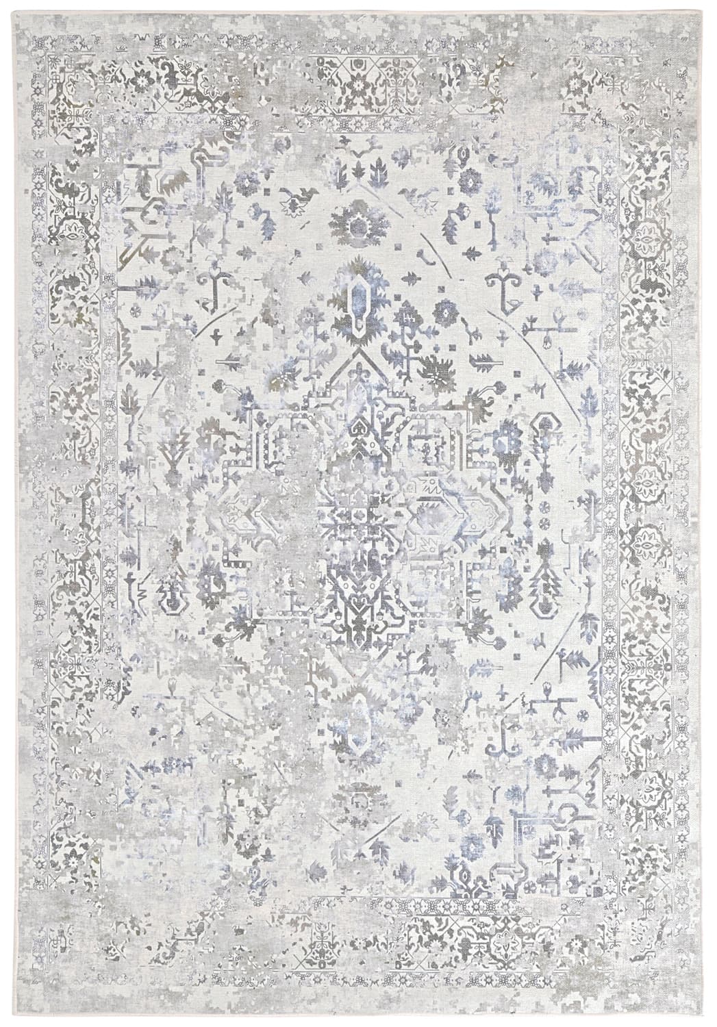 Wilton-teppe - Mateur (grå) (Størrelse: 160 x 230 cm)