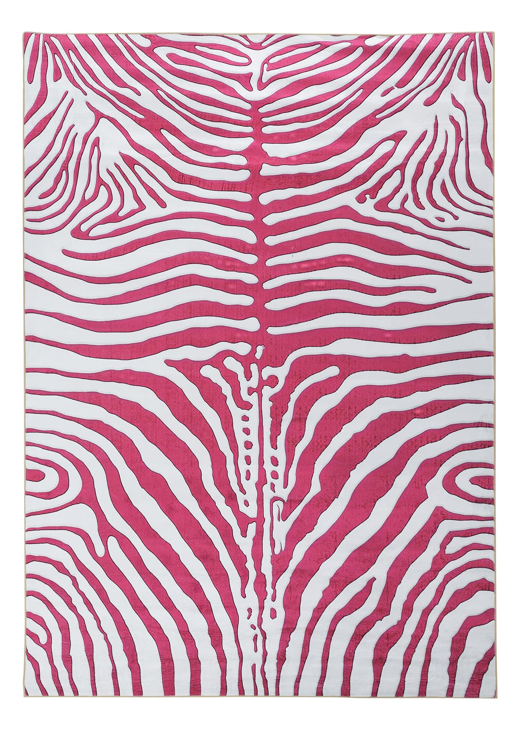 Wilton-teppe - Zebra (rosa) (Størrelse: 240 x 340 cm)