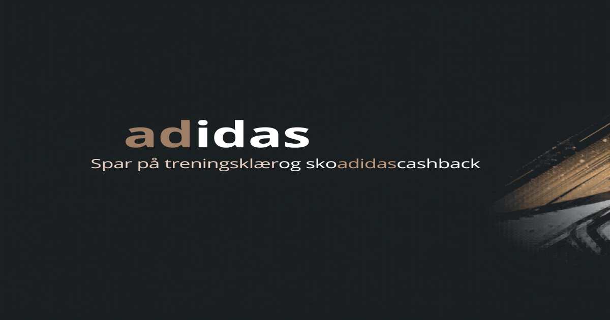 adidas cashback — tjen penger tilbake på adidas i Norge