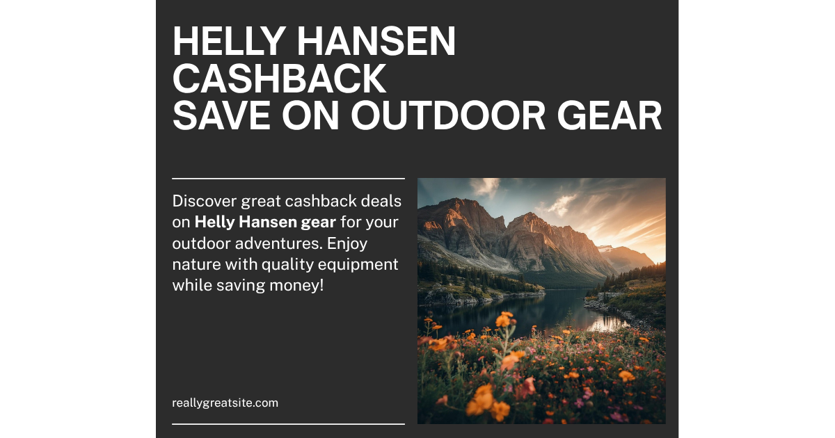 Helly Hansen cashback — spar på friluftsutstyr og skiklær